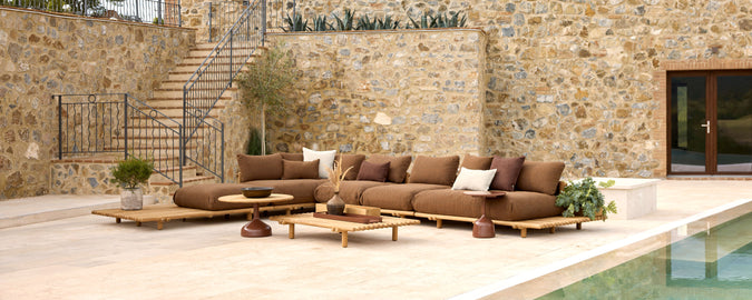 Outdoor cushions for sofas & lounges