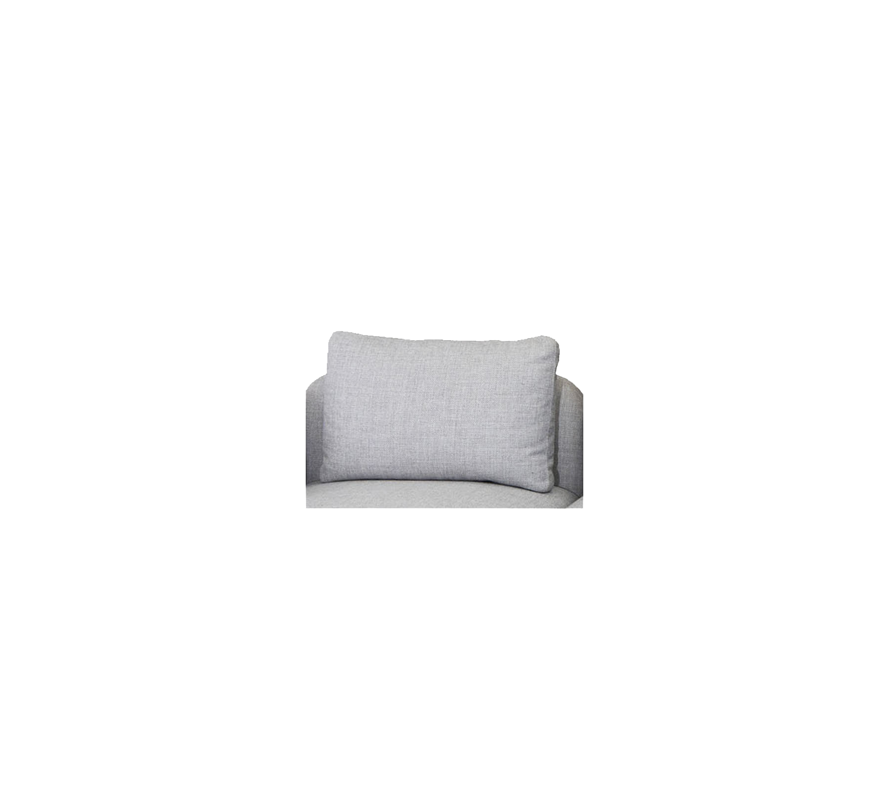 Soft, rectangular gray cushion designed for comfort and style, featuring a simple, modern aesthetic.
