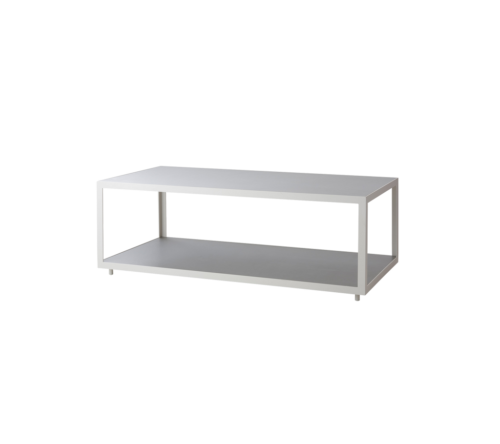 Level coffee table, rectangular