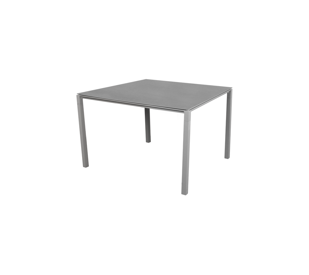 Pure dining table, 100x100 cm