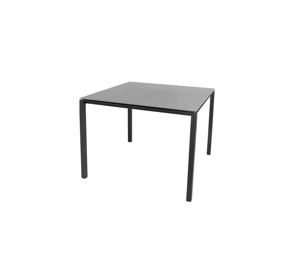 Pure dining table, 100x100 cm