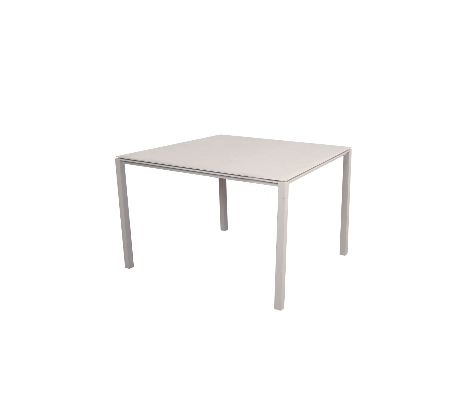 Pure dining table, 100x100 cm