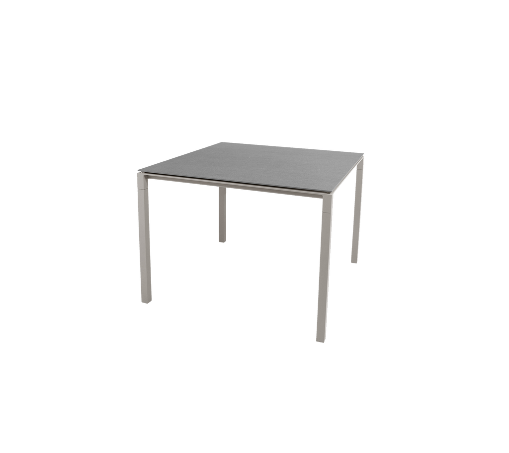 Pure dining table, 100x100 cm