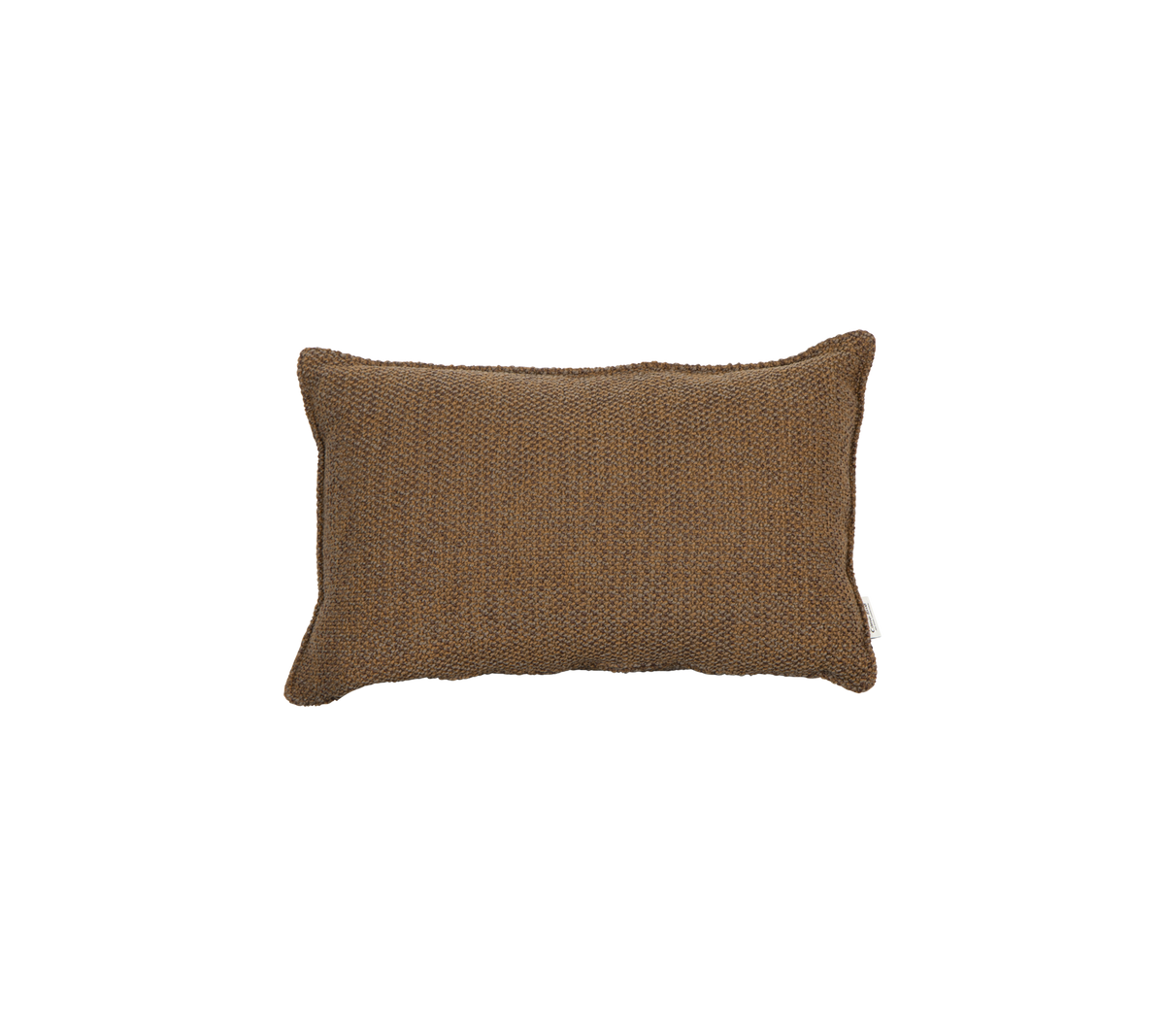 Rectangular textured pillow in a warm brown color, designed for comfort and style. Ideal for home decor or as a cozy accent.