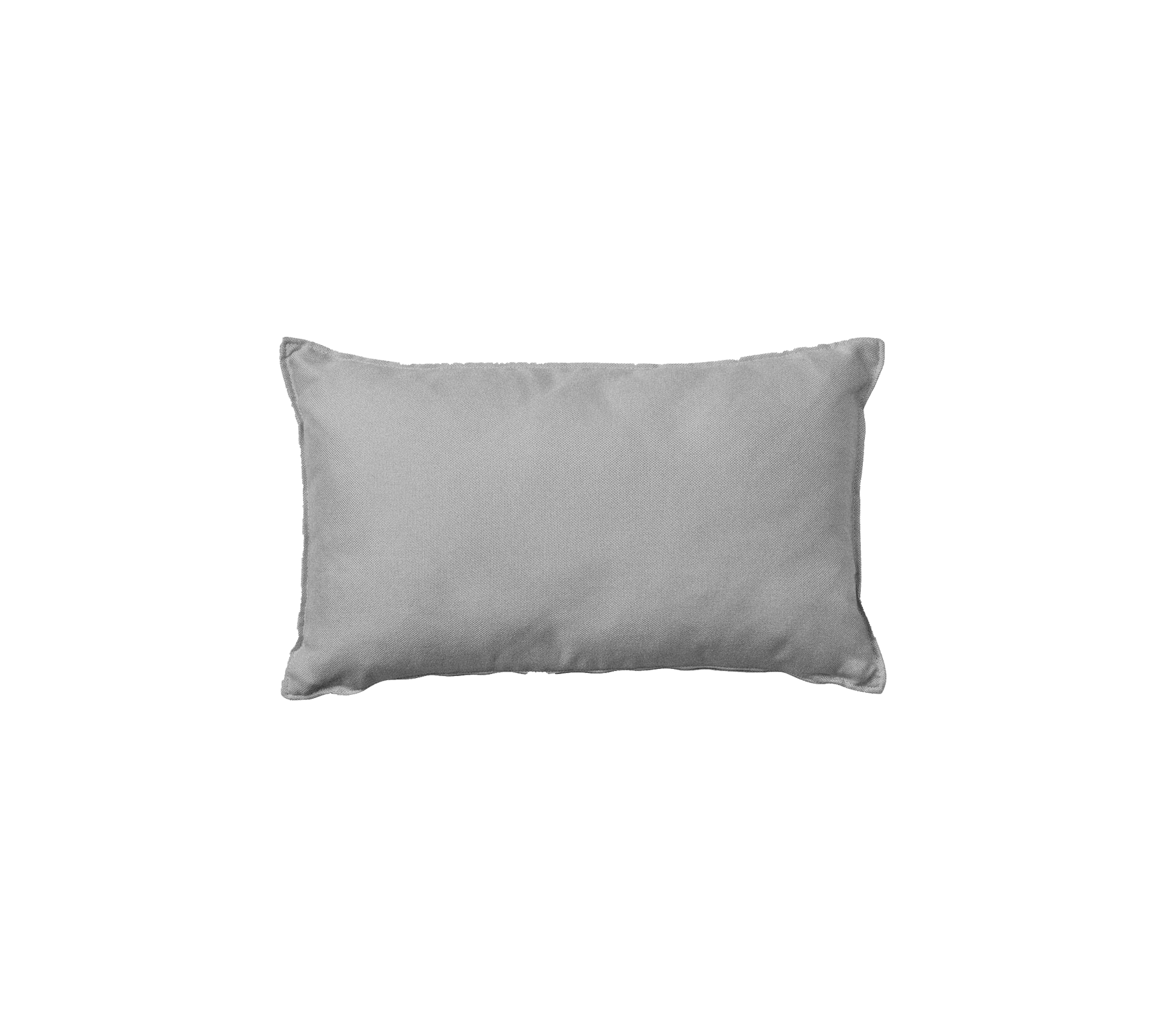 Rectangular gray cushion with a smooth surface, ideal for adding comfort and style to any space.