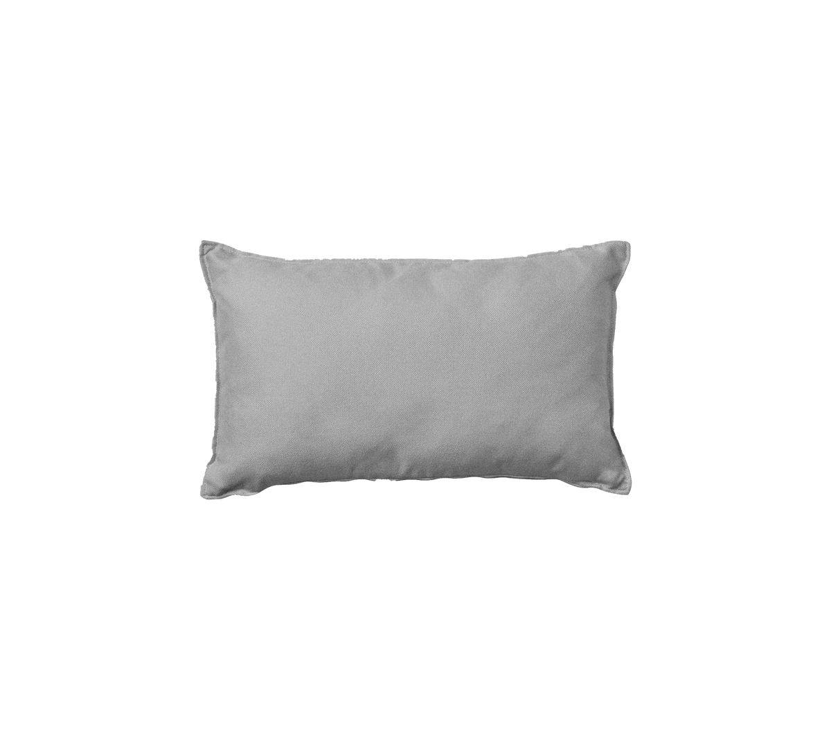 Rectangular gray cushion with a smooth surface, ideal for adding comfort and style to any space.