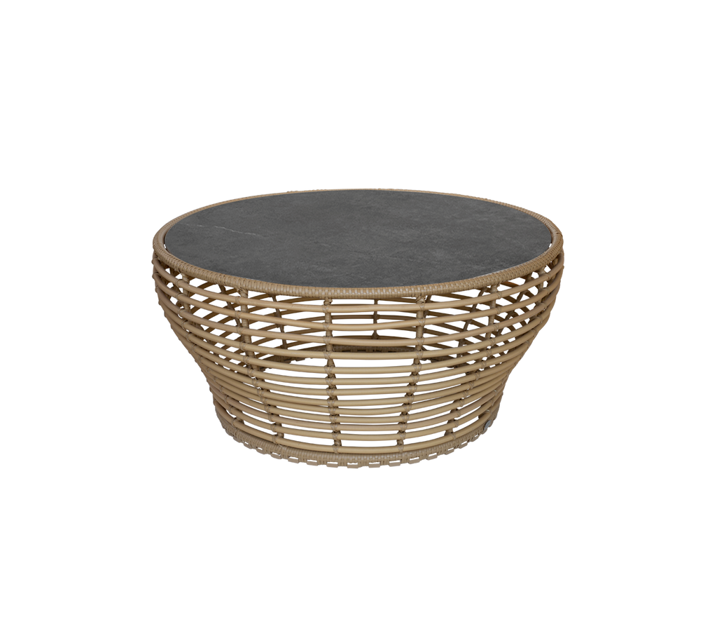 Basket coffee table, large