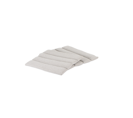 Soft, folded fabric in a neutral color, featuring multiple parallel ridges for texture and comfort. Ideal for various uses.