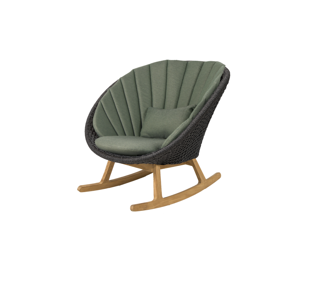 Peacock rocking chair