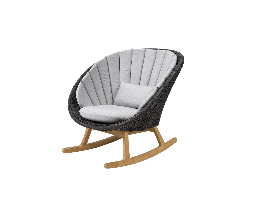 Peacock rocking chair