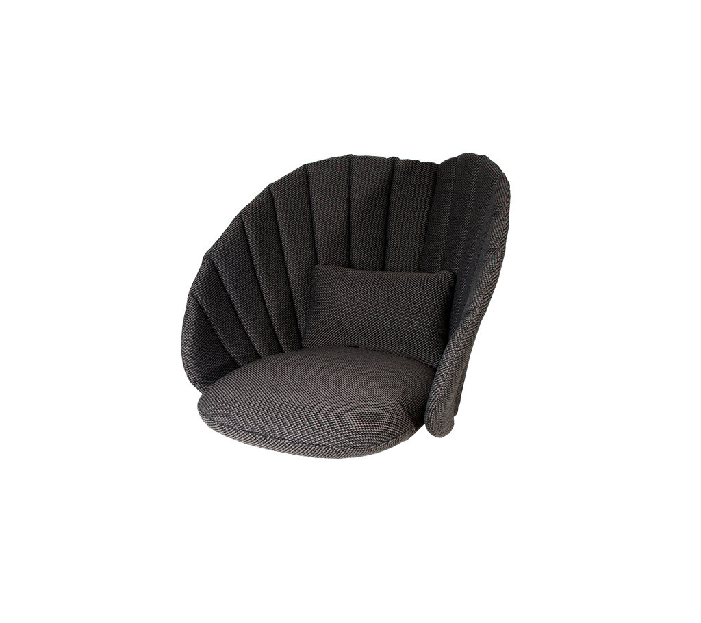 Cushion set, Peacock lounge chair w/swivel