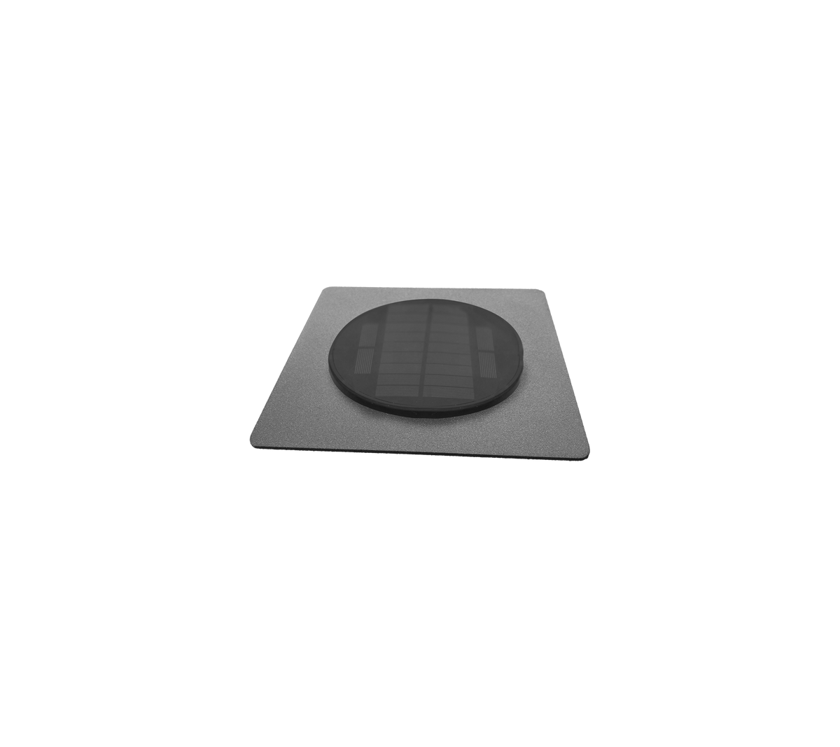 Flat, square base featuring a circular, textured surface, designed for functional use in various applications.