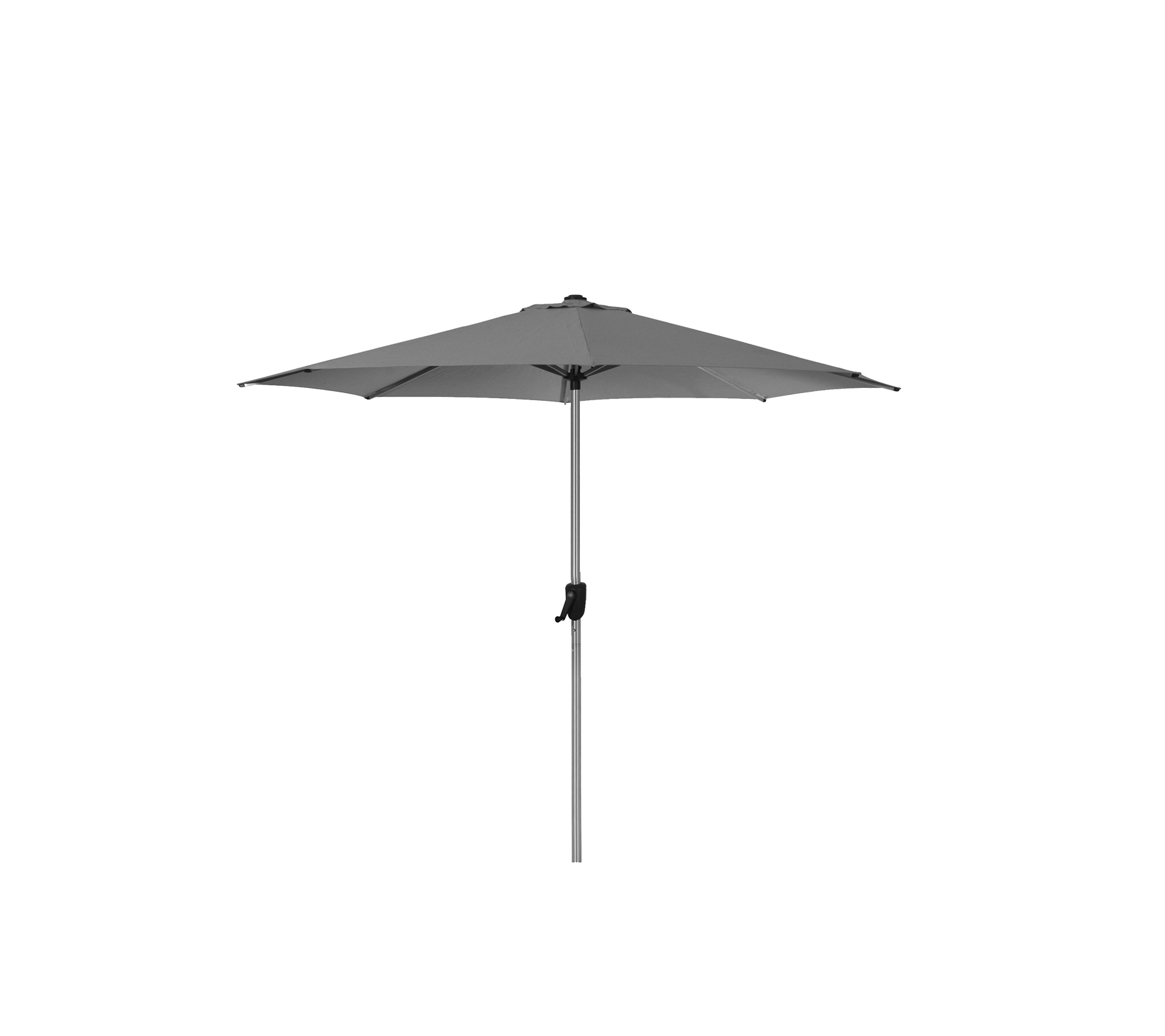 Sunshade parasol w/crank, dia. 3 m