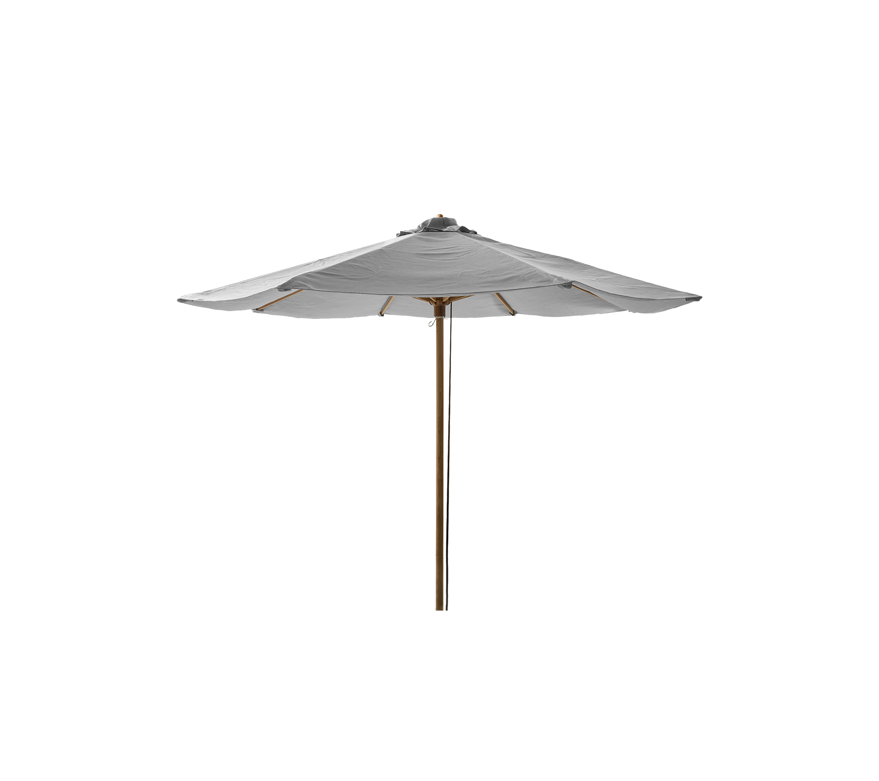 Classic parasol w/pulley system, dia. 3 m