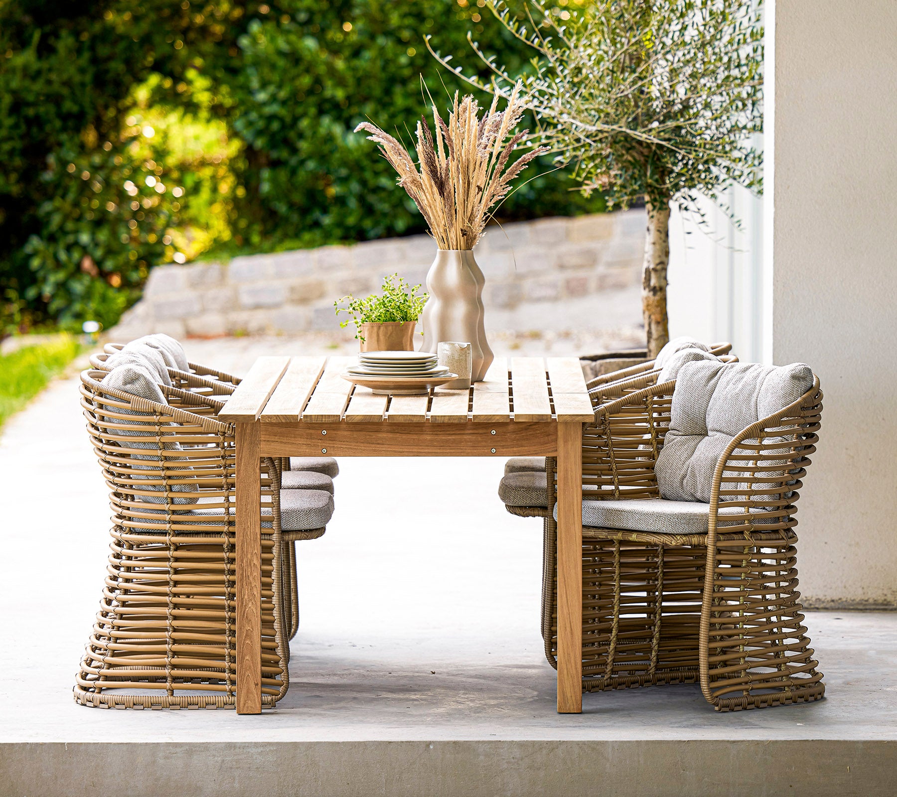 Cane-line Basket chair Exclusive Danish design furniture – cane