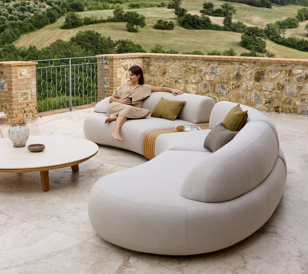 Mellow sofa module right w/short backrest
