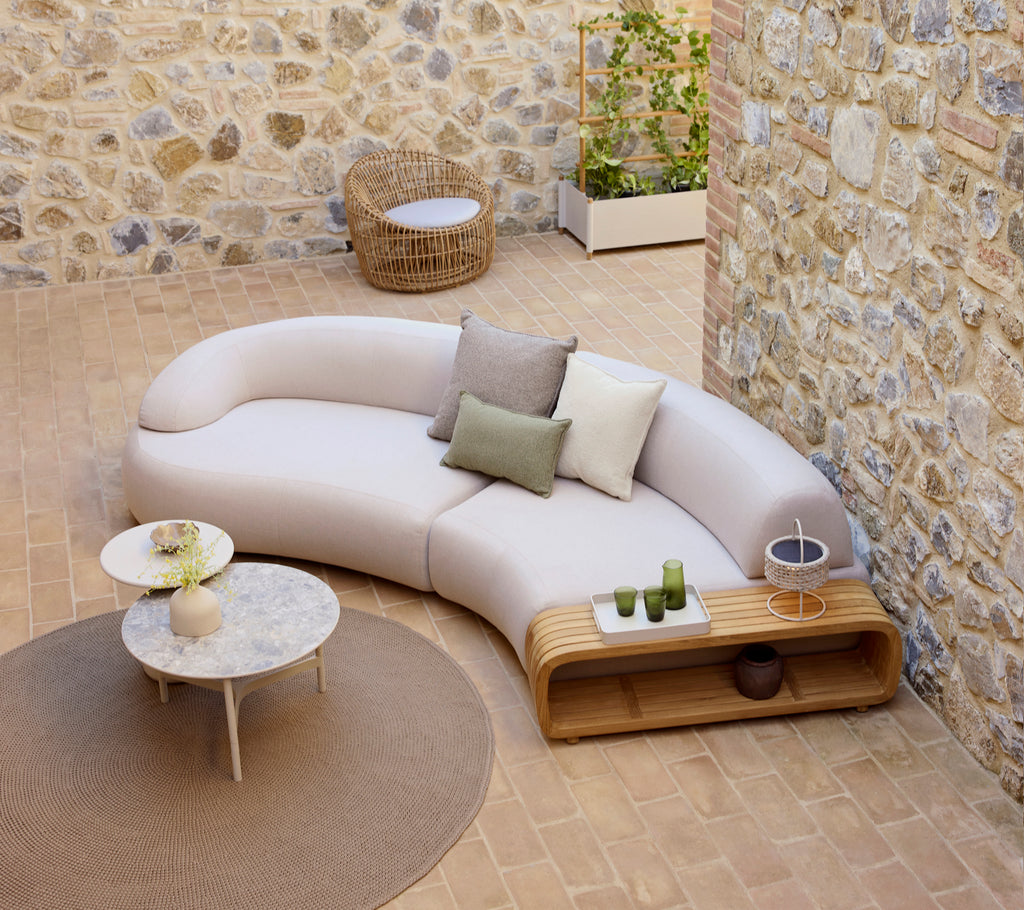 Knit rug, dia 200 cm
