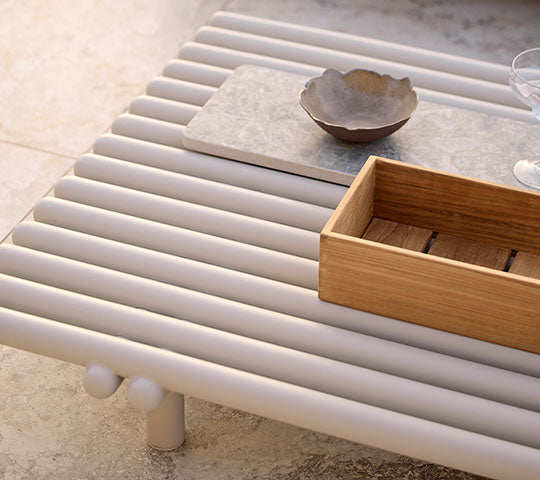 Sticks ceramic table top 83x23 cm