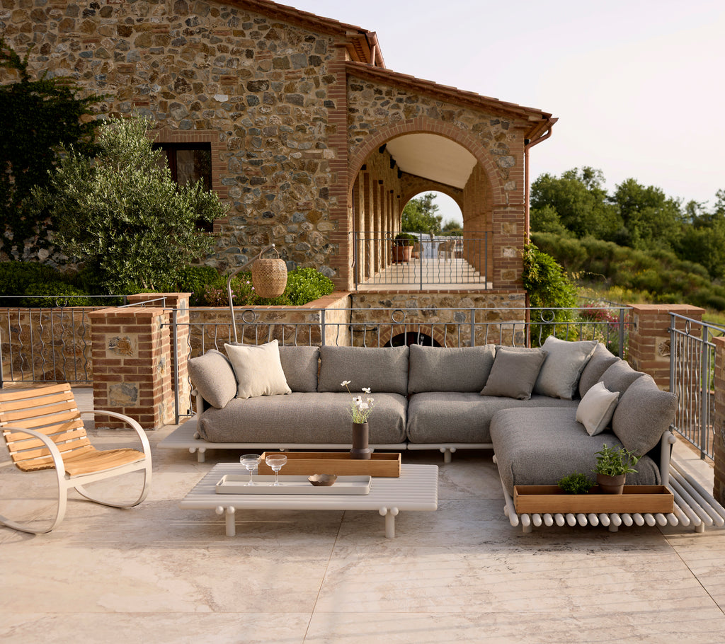 Sticks platform, corner sofa large