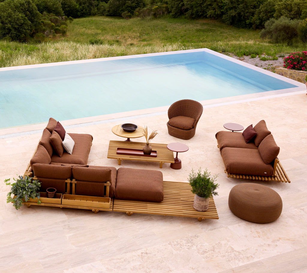 Circle footstool extra large