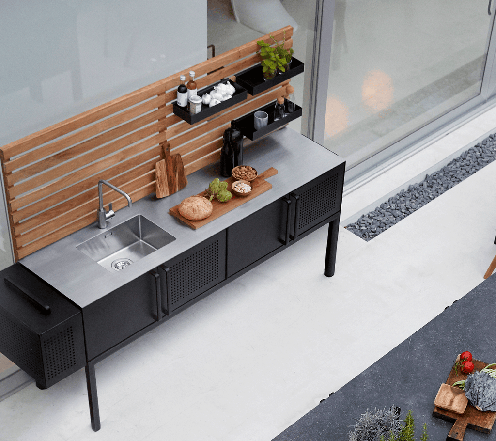 Drop kitchen module, main, incl. 3 shelves